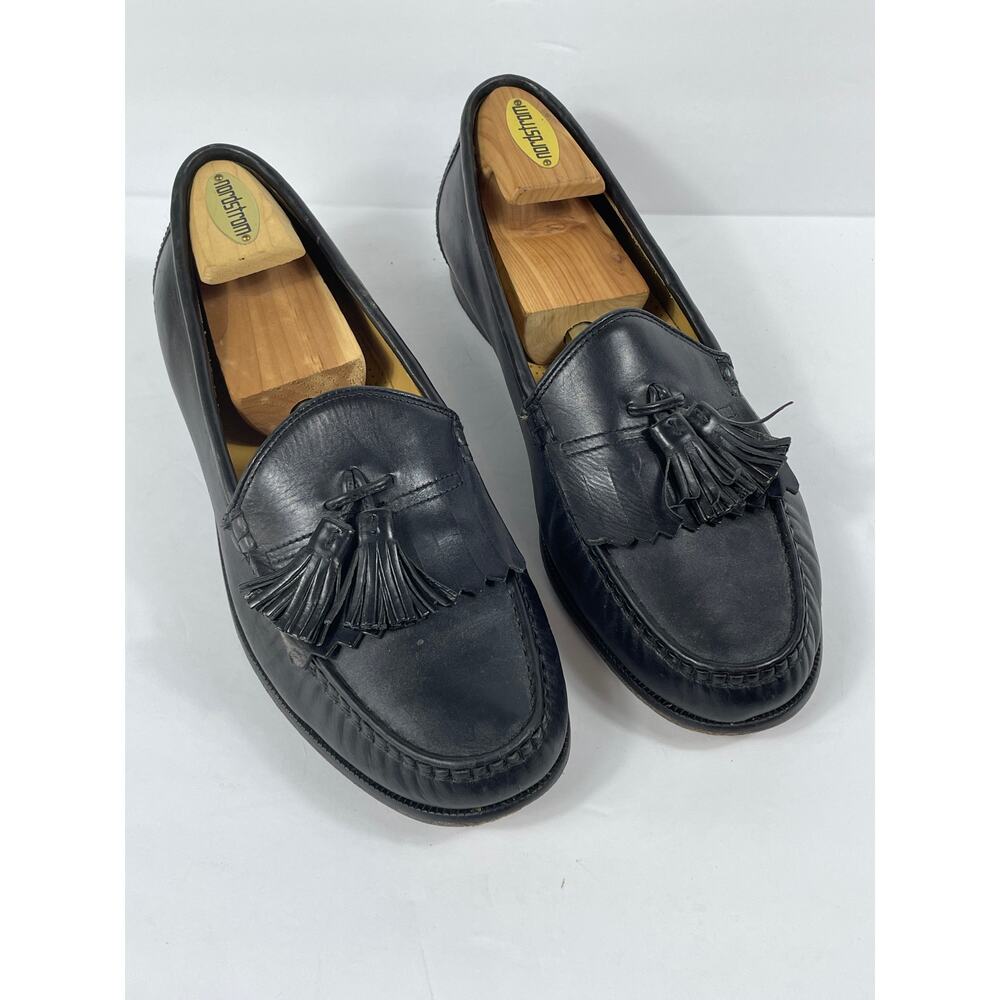 Cole Haan Men's loafers Black With Tassles Size 10M